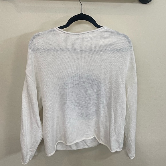 Promesa White Knit Smiley Face Sweater - Picture 3 of 3